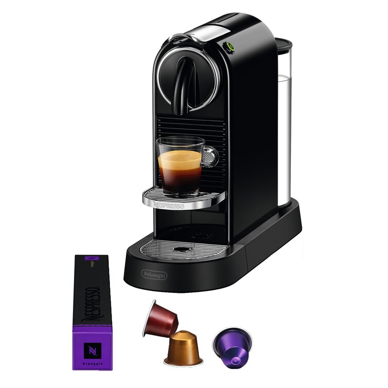 Nespresso Citiz Original Coffee and Espresso Machine by De Longhi Black Reviews Perigold